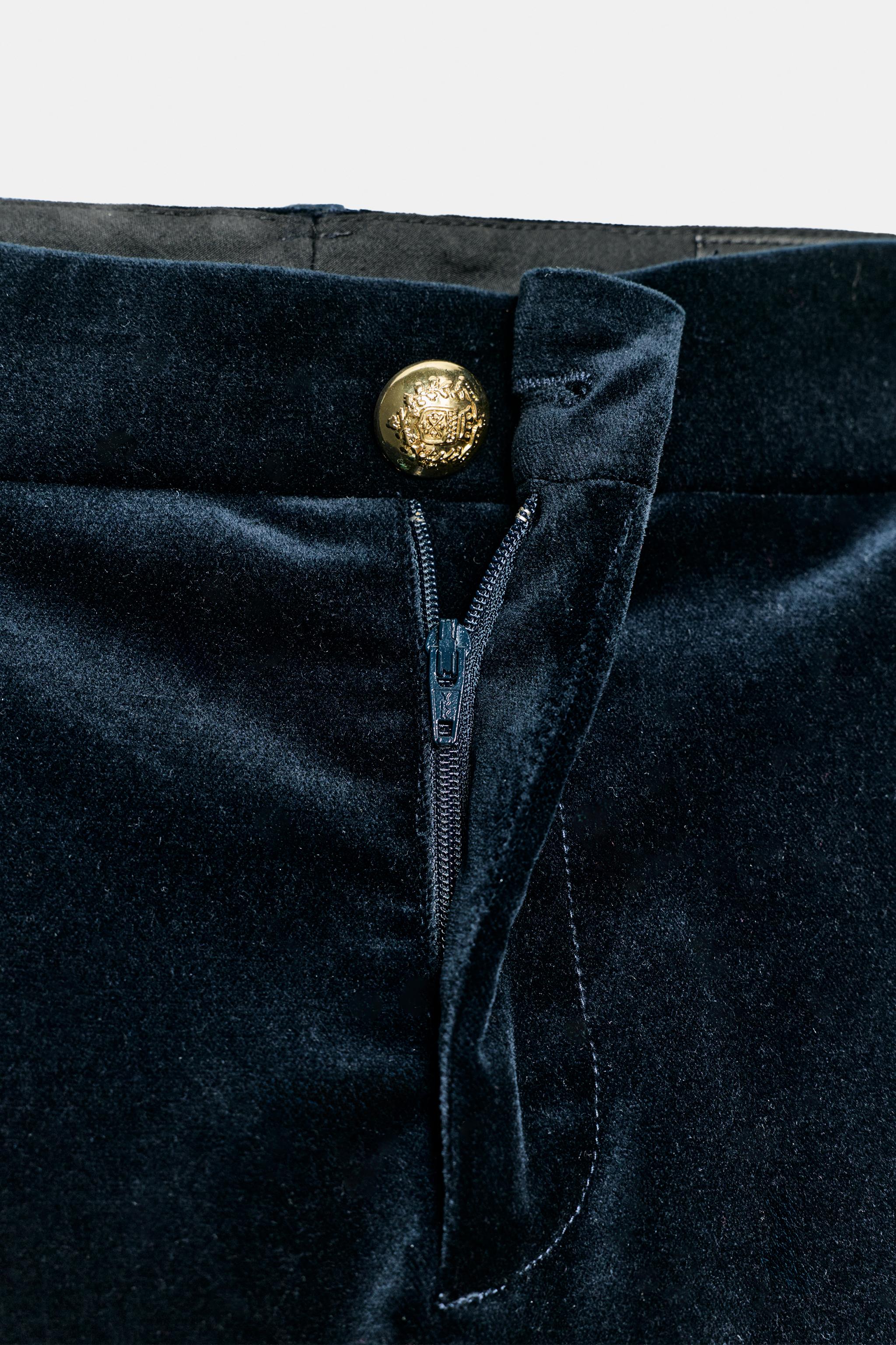 PANTALON FLARE EN VELOURS ZW COLLECTION LIMITED EDITION